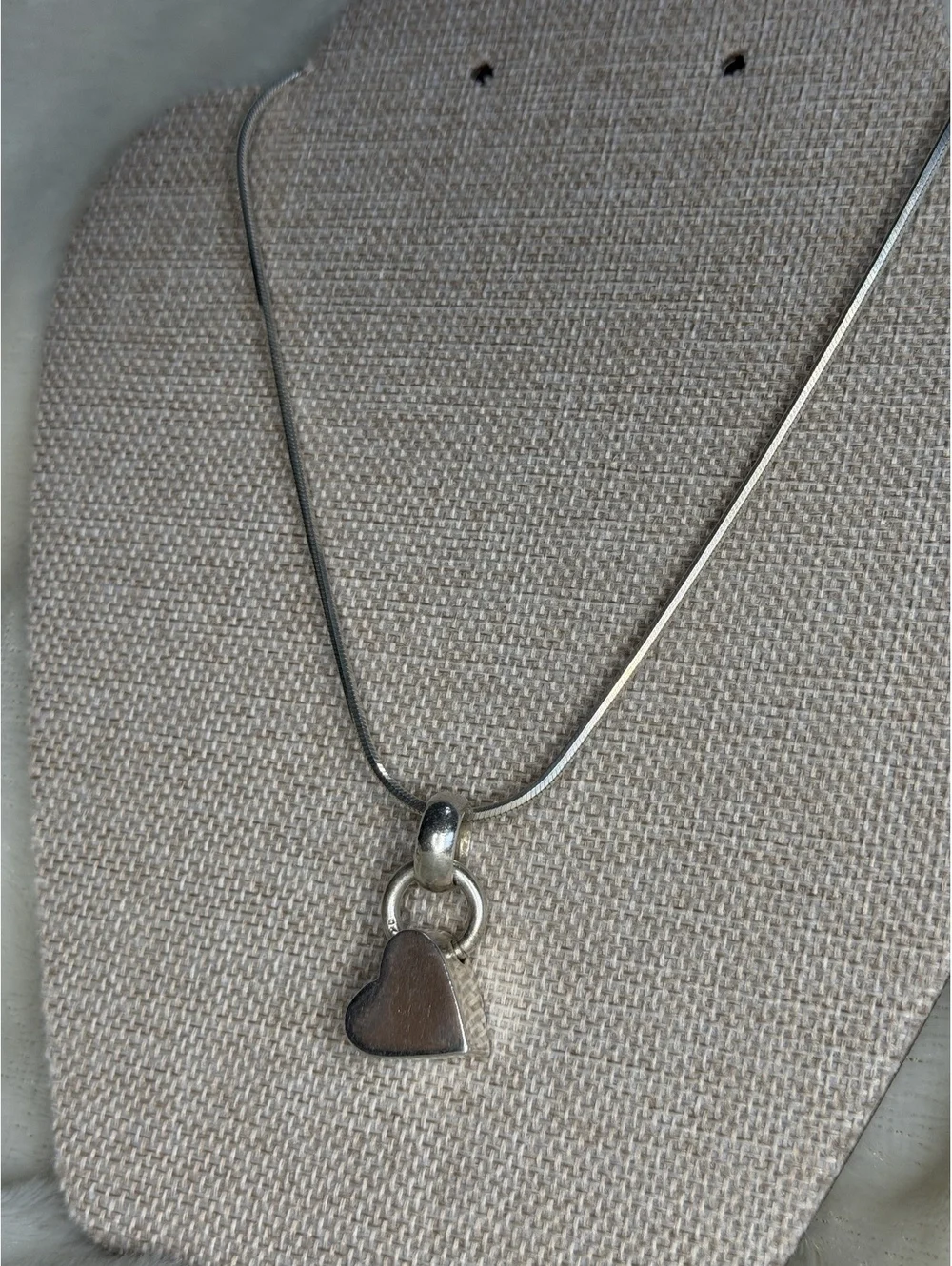Vintage Silpada Solid Sterling Silver 3D Chunky Heart Pendant S0417
